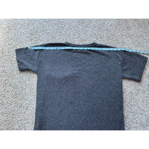 ZARA Basics short sleeved. T shirt Dress, size medium, Dark Gray - Picture 5 of 7